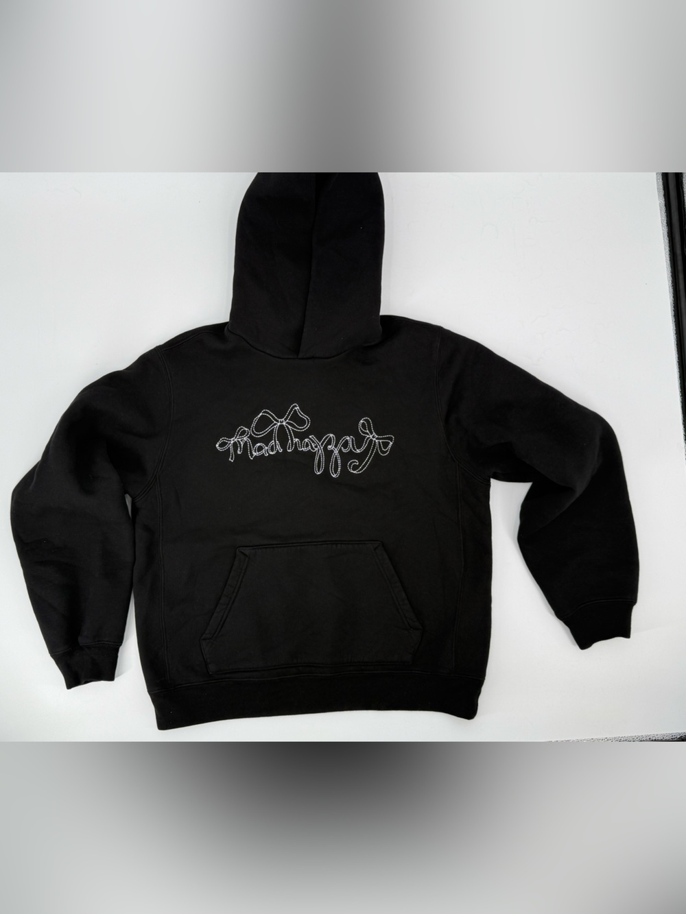 Madhappy Pullover Hoodie Contrasting Stitching Logo Women’s L